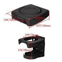 ราคา ที่วางแก้วน้ำในรถยนต์ Drink Holder ที่วางแก้วในรถ พับได้ Car Drink Holder ที่วางแก้วถ้วยโปรดของคุณ (7312476994)