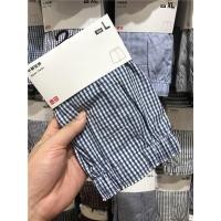 ราคา Uniqlo กางเกงขาสั้นผู้ชายระบายอากาศได้ดีและสวมสบายผ้าฝ้ายหลวมส่วนบางกางเกงบ็อกเซอร์เอวโมดูลสูงและต่ำ430074 (17502260358)