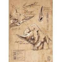 ราคา Field Notes Niffler หมายเหตุ Myth Monster 80s Retro ผ้าใบพิมพ์โปสเตอร์สำหรับห้องนั่งเล่นภาพวาดตกแต่งบ้าน Wall Decor (19973686276)