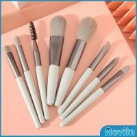 ราคา Reviln ชุดแปรงแต่งหน้า 8 ชิ้น แปรงคิ้ว แปรงปัดแก้ม makeup brush set (19386379979)
