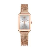 ราคา Julius julius นาฬิกาข้อมือควอทซ์ ทรงสี่เหลี่ยม ขนาดเล็ก กันน้ํา สไตล์เร สําหรับผู้หญิง JA 1263 (16453886591)