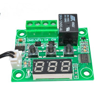 ราคา Shockley W1209 LED ดิจิตอลเทอร์มอสแตตควบคุมอุณหภูมิเทอร์โมคอนโทรลเลอร์โมดูลสวิตซ์ DC 12V กันน้ำเซ็นเซอร์ NTC (17355009828)