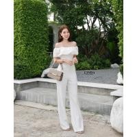 ราคา จั้มขายาวเปิดไหล่ (16617950232)