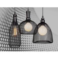 ราคา LazaraLivesโลหะสีดำRetroเหล็กโคมระย้าห้อยเพดานโคมไฟระย้าแสงFitting Lampshade Loft (15634117083)