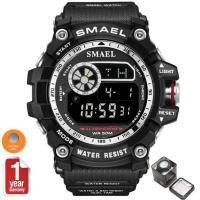 ราคา SMAEL นาฬิกาข้อมือผู้ชาย Sport Digital LED ระบบแสดงตัวเลข รุ่น SM8010 NEW พร้อมกล่องเหล็ก SMAEL เท่ห์ (1496512114)