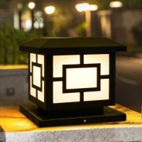 ราคา โคมไฟหัวเสา ไฟหัวเสาโซล่า ไฟติดรั้ว ไฟรั้วหน้าบ้าน ไฟปักสนาม โคมไฟโซล่าเซลล์ เปิด ปิดอัตโนมัติ ปรับได้ 3 สี กันน้ำ Soonbuy (21105662936)