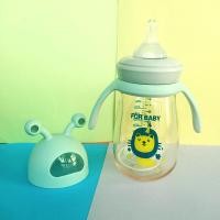 ราคา Almost Best ขวดปากกว้างพกพาสะดวก ล้างง่าย ขวดนมทารกแรกเกิด 300ML ขวดนมเด็กอ่อน (19574055251)