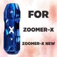 ราคา Zoomer X Zoomer X New ฝาครอบท่อ กันร้อนข้างท่อ สีน้ำเงิน สวยเงาวาว (11789226894)