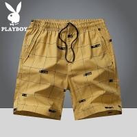 ราคา FKV140 Playboy ฝ้ายบริสุทธิ์ฤดูร้อนกางเกงขาสั้น Cropped กางเกงลำลองทั้งหมด กางเกงขาสั้นเสื้อนอกขนาดพิเศษกางเกงชายหาด (8906754891)
