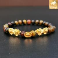 ราคา ข้อมือปี่เซียะทองแท้ ตัวคู่ ก้อนทอง หินมงคล น้ำหนักทอง 0 45 0 55 กรัม ทองคำแท้ 99 99 24K มีใบรับประกันสินค้า (2691102600)