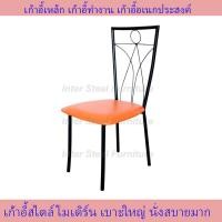 ราคา Inter steel เก้าอี้นั่งทานข้าว เก้าอี้กินข้าว เก้าอี้ทำงาน เก้าอี้นั่งเล่น เก้าอี้นั่งทานข้าว Dinner chair รุ่น SPRITE โครงเหล็กพ่นสีดำ (17421262284)
