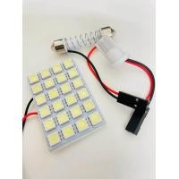 ราคา ไฟเพดาน รถยนต์ F5050 12V 24led 1 ชิ้น (19026556290)