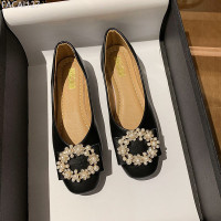 ราคา รองเท้าคัชชู ผู้หญิง ส้นเรียบ ใส่สบาย คัทชู คัตชู ใส่ทำงาน รองเท้าคัทชู SL030 (20724619324)