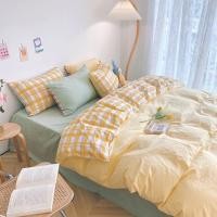 ราคา Sweetdream by Nakin ผ้าปูที่นอนสไตล์มินิมอล มูจิ ลายสก๊อต ครบชุด 6 ชิ้น พร้อมส่ง ส่งทุกวัน มีทุกขนาด (15555492002)