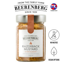 ราคา Beerenberg Razorback Mustard เบียร์เรนเบิร์ก เรเซอร์แบค มัสตาร์ด 150g ปรุงรสพริกและเครื่องเทศ (11130186497)