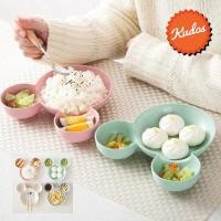 ราคา KUDOSTH ชามข้าว 3 หลุม ผลิตจากฟางข้าวสาลี ชามข้าวสาลี (1417040685)