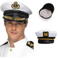 ราคา ผู้ใหญ่เรือยอชท์ทหารหมวกเรือ Skipper เรือเซเลอร์กัปตันเครื่องแต่งกายหมวกปรับหมวกกองทัพเรือทะเล Admiral สำหรับผู้ชายผู้หญิง (19968401118)