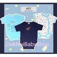 ราคา เสื้อผ้าเด็ก ชุดเด็กบอดี้สูทแขนสั้น ขายยกเซต ชุดหมี Body suit baby 1 เซต มี 3 ตัว (19857582862)