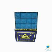 ราคา TookDee ชอล์กฝนหัวคิว สีน้ำเงิน กล่องละ 12 อัน Billiard Chalk (20971008108)