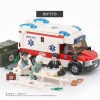 ราคา ของเล่นรถตำรวจใช้ได้กับเลโก้กรงนักโทษโจรบล็อกตัวต่อเมืองอณุภาคเล็ก (20083014271)