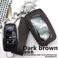 ราคา ซองใส่กุญแจรถหนังสำหรับ Toyota สำหรับ Hilux Yaris Yaris Ativ Fortuner Corolla Cross Corolla Altis Town Ace Yaris RAV4 Sienta Camry Vios พับรุ่น In Line ซองใส่กุญแจรถ ซองใส่กุญแจรถ Fob ซองใส่กุญแจรีโม 