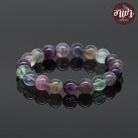 ราคา อาเป่า หินฟลูออไรท์ Fluorite เกรด Premium ขนาด 10 มิล คัดหิน หินหยั่งรู้ หินแก้ปวด กำไลหินสี กำไลหินนำโชค หินสีม่วง หินสีเขียว หินฟลูออไรด์ (21027252870)