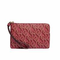 ราคา Coach outlet ของเเท้ กระเป๋าสตางค์คล้องมือ1ซิป S CORNER ZIP WRISTLET คล้องมือเล็ก 1 ซิป (19666154007)