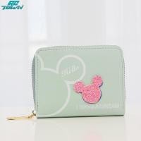 ราคา กระเป๋าสตางค์ใบสั้นซิปลายการ์ตูนน่ารักสำหรับผู้หญิง Dompet Koin มีการพิมพ์หนัง Pu อินเทรนด์ (21031787677)