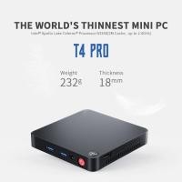 ราคา สินค้าใหม่3หน่วย Beelink T4 Pro Mini PC In Celeron N3350สูงสุด2 4GHz Windows 10เดสก์ท็อป4GB 64GB 2 45 8GHz WiFi BT4 0 Dual 4K HDMI (20691560339)