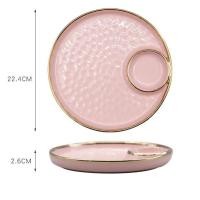 ราคา จานหลุม จานเซรามิค หลุมใส่น้ำจิ้ม จานเกี๊ยวซ่า มีให้เลือก 3สี พร้อมส่ง (13276110506)