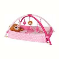 ราคา Cute Smiling Bear Fence Bed baby playmat gym kids rug crawling mat kid carpet toys for toddler boys with children plush doll toy (10402451803)