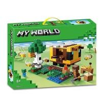 ราคา LEGO My World 21241 Bee House 21165 Bee Farm Assembly Lego Childrens Puzzle Parent child Building Gift (20709613183)