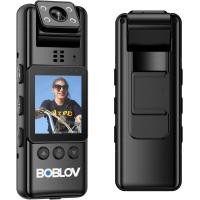 ราคา BOBLOV กล้องแอคชั่นแคมเมรา กล้องติดหน้าอก Body Mini Action Police Camera A22 HD 1080P 128GB 2200MAH Night Version DVR Video Audio Recorder Camcorder Actioncam Motorcycle Dash Cam for Vlogging (1924771