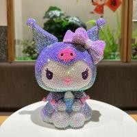 ราคา DIY ติดเพชร Kuromi กระปุกออมสินแฮนด์เมด DIY เพชรเหนียววัสดุแพ็ค Sanrio เครื่องประดับเพชรเต็มตกแต่งบ้าน (20832563470)