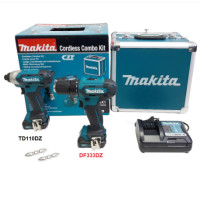 ราคา MAKITA CLX224X1 ชุด COMBO สว่านไขควง DF333DZ ไขควงกระแทก TD110DZ เครื่องมือช่าง (20465829652)