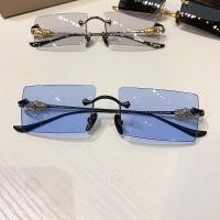 ราคา Chrome Hearts แว่นกันแดดแฟชั่นไร้ขอบแว่นกันแดดเกรดสูงแว่นกันแดดขับรถ UV (18199923202)