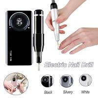 ราคา เครื่องเจียรเล็บ ตะไบไฟฟ้า ขนาดเล็ก กระทัดรัด แบบพกพา ใช้สะดวก 35000RPM พร้อมหัวเปลี่ยนและอแดปเตอร์ (20387110072)