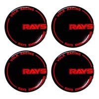 ราคา สติ๊กเกอร์ติดดุมล้อ สติ๊กเกอร์เรซินโลโก้ ล้อแม็ก RAYS VOLK Racing wheel ขนาด 50mm และ64mm 1 ชุดมี 4 ชิ้น (8415498864)