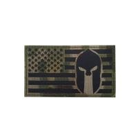 ราคา Spartan Armour Collection Embroidered Arm Badge Magic Patch Badge for Backpack Clothing Hat Sewing Hook and Ring Magic Patch DIY Adhesives Tape (19686686720)