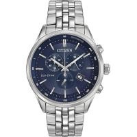 ราคา Citizen Eco Drive Corso Quartz Mens Watch Stainless Steel Classic Silver Tone Model AT2141 52L (16008069270)