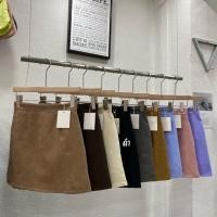 ราคา ChillChillday 2112 กระโปรงลูกฟูกทรงเอ ทรงเรียบสไตล์เกาหลี ผู้หญิง สีดำ สีครีม สีกากี (13095899437)