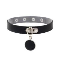 ราคา Lovely girls house โกธิค Choker สร้อยคอสำหรับผู้หญิงสาว Rivet หนังร็อคฮิปฮอปพังก์คอปลอกคอสีดำ Choker สร้อยคอปกเย็น (12178625233)