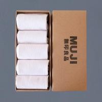 ราคา Original MUJI Japan MUJI socks spring and summer mens and womens pure cotton sports socks deodorant breathable stockings mid tube socks (19634489186)