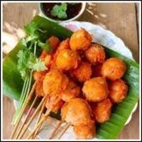 ราคา ลูกชิ้นทอดลูกชิ้นปลาชุบแป้งทอดป้าไลรสเด็ด น้ัำจิ้ม ผักสดต่างๆ ไม้ละ 3 ลูก บรรจุแพ็คละ 8 ไม้และ 16 ไม้อร่อยถูกใจ ลองเลย (18797189143)
