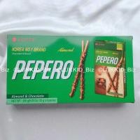 ราคา Lotte Pepero เปเปโร่ บิสกิตเคลือบช็อกโกแลตอัลมอนด์ คุกกี้ จากเกาหลี (16848560918)