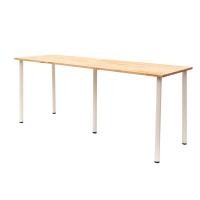 ราคา โต๊ะทำงาน โต๊ะคอมพิวเตอร์ โต๊ะออฟฟิศ หนา 2 cm กว้าง 60 cm ยาว 180 200cm ไม้พาราแท้ พร้อมขา IKEA โดนน้ำได้ไม่พอง (16004829942)