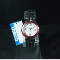 ราคา CASIO นาฬิกาข้อมือผู้หญิง CASIO Standard รุ่น LTP 1318D ขอบชมพู ของแท้ประกันศูนย์ 1 ปี (12715156962)