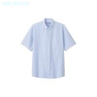 ราคา MUJI MUJI Mens Cotton Washed Oxford Button Collar Short Sleeve Shirt Casual Versatile (19998581039)