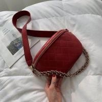 ราคา New Chain Waist Bag Women Leather Belt Bag Women Fanny Pack Zipper Hip Bag High Capacity Banana Bag Shoulder Belt Kidney Bags (15036090766)