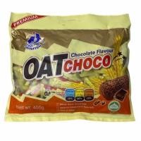 ราคา แนะนำ OAT CHOCO Twinfish Chocolateโอ๊ดโลมา รส ซ็อกโกแลต สินค้านำเข้าจากมาเลเซีย 400g ถุงสีเหลือง ส้ม 1 แพค บรรจุ 400g KM9 3893 สินค้ามาใหม่ (13845490605)